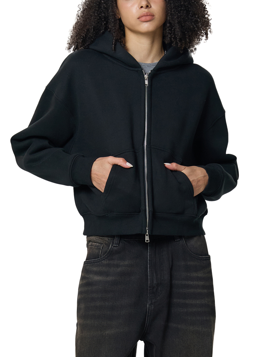 Double V Loopwheel Sweatshirt in Heather Grey – Blue Owl